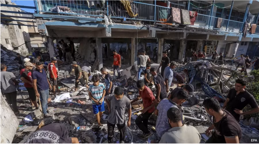 Hiện trường vụ tấn công ngày 11/9. Ảnh: EPA Hiện trường vụ tấn công ngày 11/9. Ảnh: EPA