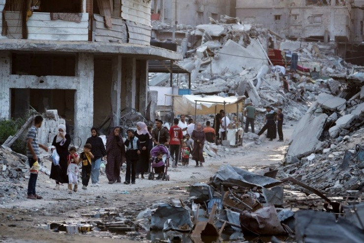 Chiến sự ở Gaza làm hơn 38 ngàn người thiệt mạng. Ảnh: Getty Images Chiến sự ở Gaza làm hơn 38 ngàn người thiệt mạng. Ảnh: Getty Images