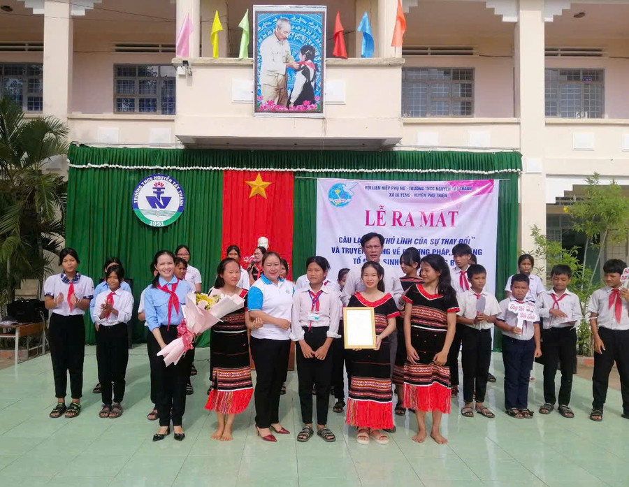 Trong 3 năm, Hội LHPN huyện thành lập được 3 Câu lạc bộ &quot;Thủ lĩnh của sự thay đổi&quot;. Ảnh: Vũ Chi