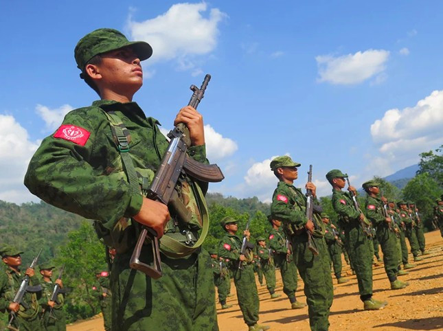 Lực lượng Arakan ở vùng dân tộc thiểu số Myanmar. Ảnh: Stimson