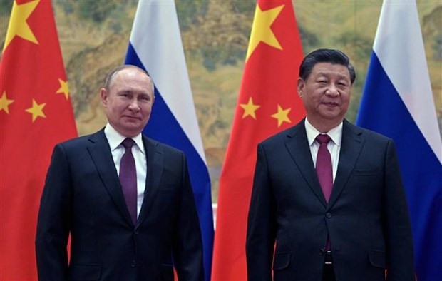 Tổng thống Nga và Chủ tịch Trung Quốc. Ảnh: AFP/TTXVN