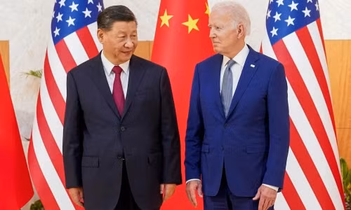 Chủ tịch Trung Quốc và Tổng thống Mỹ trong một cuộc gặp gần đây. Ảnh: Reuters