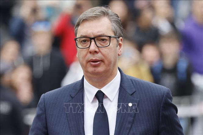 Tổng thống Serbia Aleksandar Vucic. Ảnh: AFP/ TTXVN Tổng thống Serbia Aleksandar Vucic. Ảnh: AFP/ TTXVN