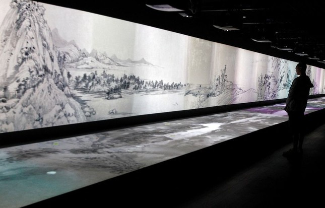 Hình ảnh tác phẩm số hóa kiệt tác Phú Xuân Sơn cư đồ. Ảnh: Reuters