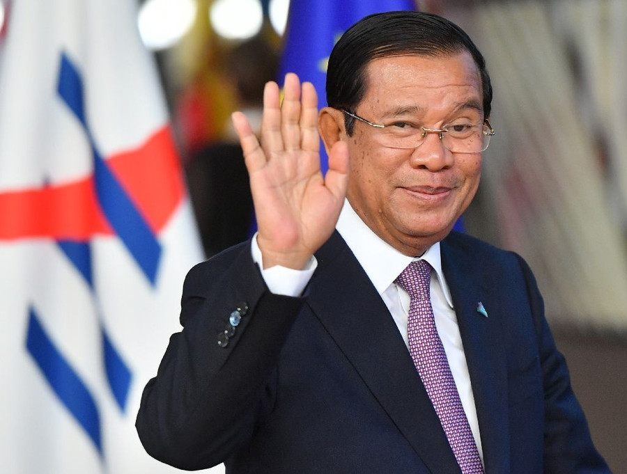 Chủ tịch CPP, Thủ tướng Hun Sen. Ảnh: AFP
