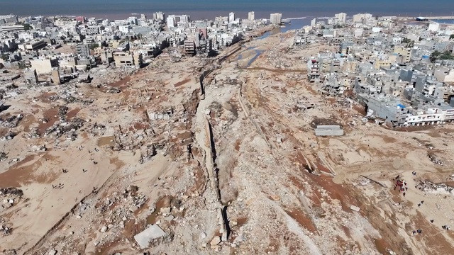 LHQ kêu gọi hỗ trợ Libya bị lũ lụt tàn phá nặng nề. Ảnh: Reuters