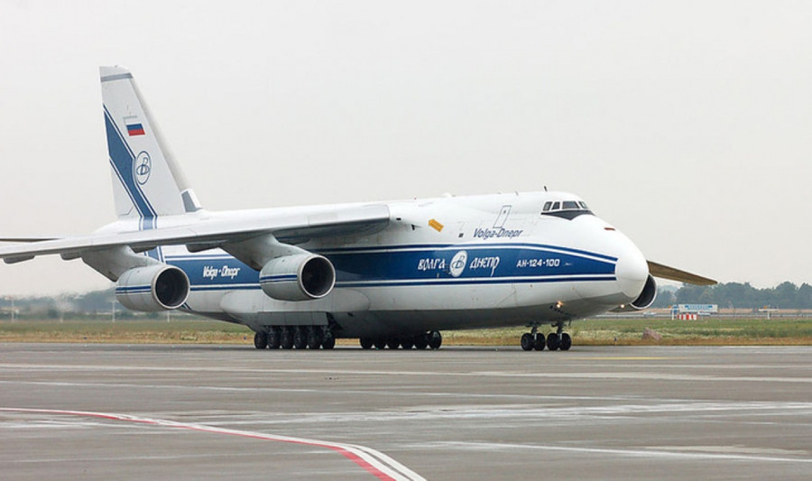 Máy bay Antonov An-124 Hãng hàng không Volga- Dnepr. Ảnh: Eurasia Times Máy bay Antonov An-124 Hãng hàng không Volga- Dnepr. Ảnh: Eurasia Times