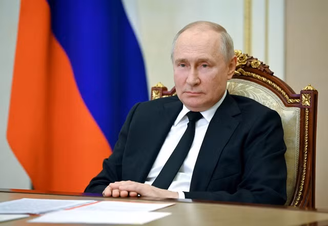 Tổng thống Putin chủ trì họp Hội đồng an ninh Nga ngày 21/7. Ảnh: Reuters