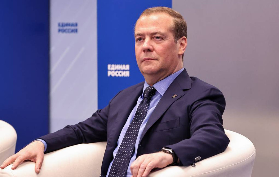 Phó chủ tịch Hội đồng an ninh Nga Medvedev. Ảnh: TASS Phó chủ tịch Hội đồng an ninh Nga Medvedev. Ảnh: TASS