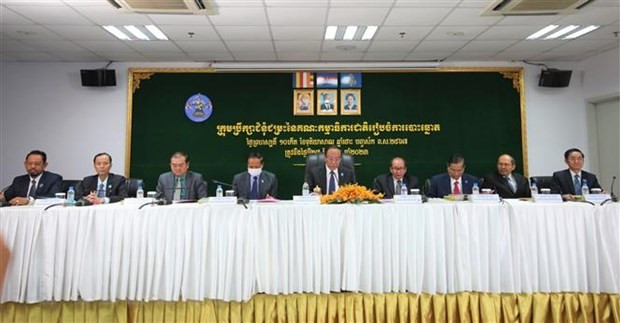 Hội đồng giải quyết khiếu nại thuộc NEC điều hành phiên điều trần. Ảnh: TTXVN