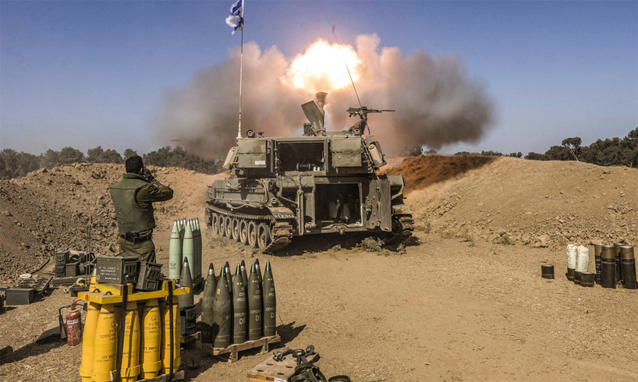 Pháo tự hành Israel tấn công mục tiêu dải Gaza hồi tháng 11. Ảnh: AFP Pháo tự hành Israel tấn công mục tiêu dải Gaza hồi tháng 11. Ảnh: AFP