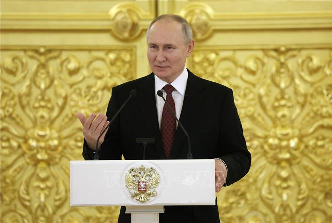 Tổng thống Nga V. Putin. Ảnh: AFP- TTXVN Tổng thống Nga V. Putin. Ảnh: AFP- TTXVN