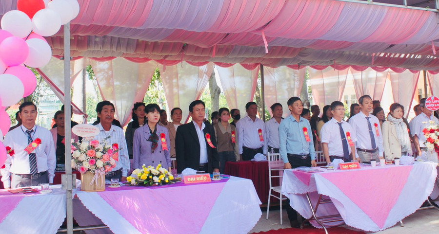 Các đại biểu tham dự buổi lễ. Ảnh: Vũ Chi