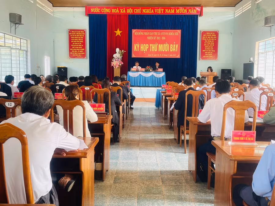 Quang cảnh kỳ họp. Ảnh: Vũ Chi