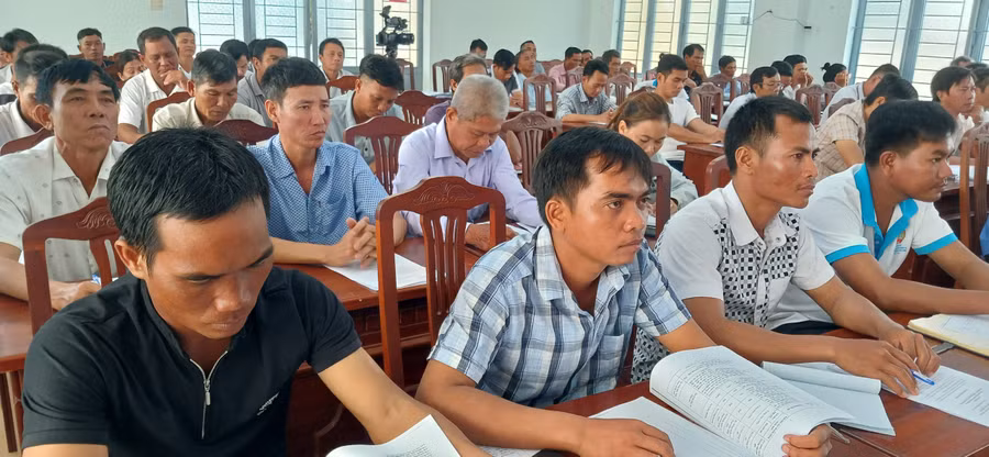 Quang cảnh lớp tập huấn. Ảnh: Sơn Trung