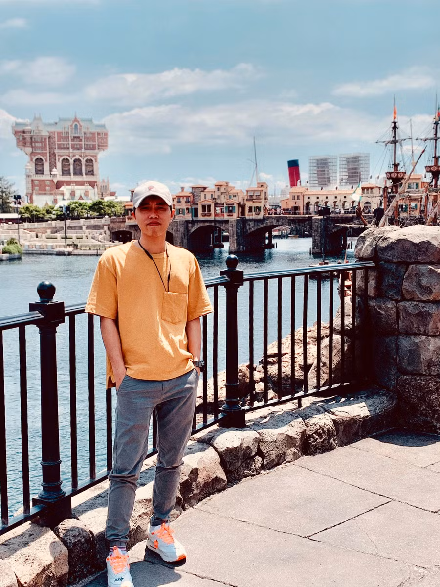 Anh Huỳnh Anh Tuấn tại Aichi, Nhật Bản (ảnh NVCC). Anh Huỳnh Anh Tuấn tại Aichi, Nhật Bản (ảnh NVCC).