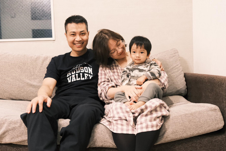 Gia đình chị Lại Thị Hạnh trong căn nhà mới ở Tokyo, Nhật Bản (ảnh NVCC). Gia đình chị Lại Thị Hạnh trong căn nhà mới ở Tokyo, Nhật Bản (ảnh NVCC).