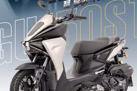 Gusite GU-150ST: Mẫu xe tay ga gây sốt với vẻ ngoài hầm hố, giá từ 36 triệu đồng.