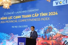 Lễ công bố Chỉ số năng lực cạnh tranh cấp tỉnh (PCI) năm 2024. Ảnh: Internet