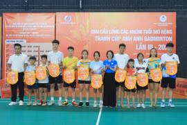 Khai mạc giải cầu lông tranh cúp “Anh Anh Badminton” lần thứ III năm 2026
