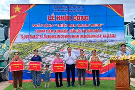Xã Ia Dreh và Ia Rsai phát động “Chiến dịch Quang Trung” xây dựng nhà ở cho người dân vùng thiên tai