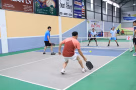 18 cặp vận động viên tham gia Giải Pickleball mở rộng lực lượng Cảnh sát cơ động 