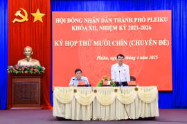 HĐND TP. Pleiku thông qua nghị quyết sắp xếp đơn vị hành chính thành 5 phường, 2 xã
