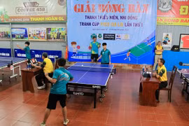 66 vận động viên tham gia Giải Bóng bàn thanh thiếu niên, nhi đồng lần thứ I-2025