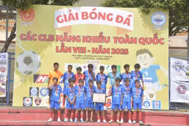 Gia Lai giành huy chương bạc tại Giải Bóng đá các CLB Năng khiếu toàn quốc lần VIII