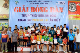 Sôi nổi Giải Bóng bàn thanh thiếu niên, nhi đồng tranh Cúp PJICO lần thứ I-2025