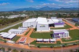 Nhà máy chế biến chanh dây Quicornac tại khu công nghiệp Trà Đa (TP. Pleiku). Ảnh: Hà Duy