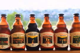 Mỗi loại bia có hương vị và màu sắc khác nhau. Ảnh: Hoàng Hoài