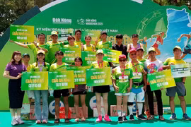 Các thành viên CLB Gia Lai Marathon hoàn thành các cự ly tại Giải Đăk Nông Marathon 2025 – Chinh phục Nam Tây Nguyên. Ảnh: T.K