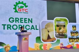 Sầu riêng sấy Gia Lai góp mặt tại Hội nghị giao thương trái cây ASEAN ở Quảng Tây