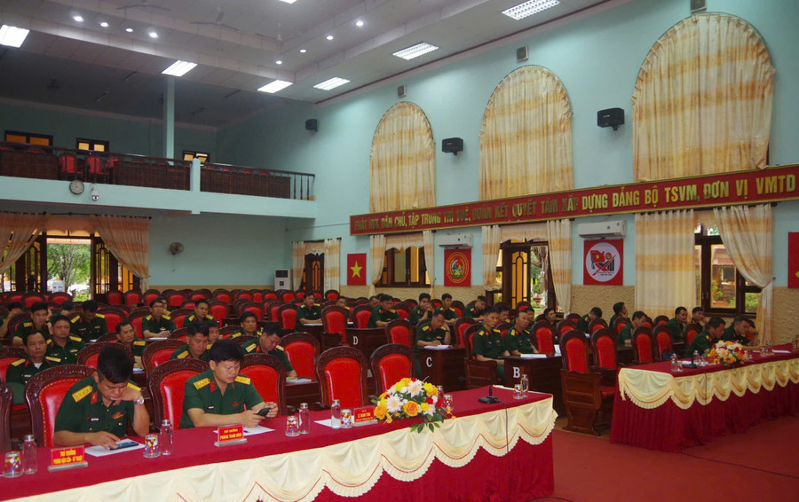 Delegates attending the opening of the training course. Photo: Thanh Tuyen z6687368132232-6b91d6f055cc4615280edaf27c611ee9.jpg