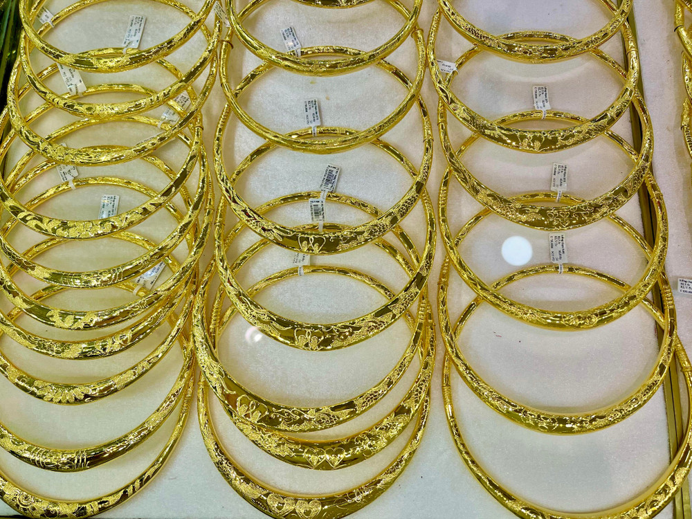 Giá vàng ngày 5-6 tăng trở lại 500.000 đồng/lượng. Ảnh: P.V img-1773.jpg