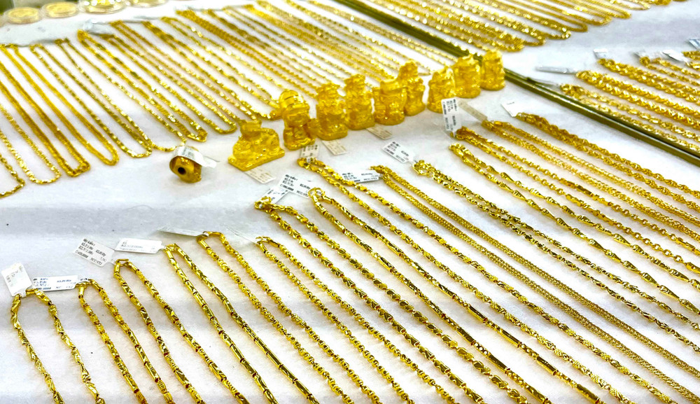 Giá vàng trong nước ngày 8-6 có xu hướng giảm. Ảnh: P.V img-1771.jpg