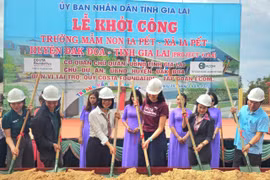 Khởi công Trường Mầm non Ia Pết