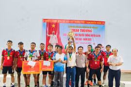 Xã Ia Broăi vô địch giải bóng chuyền truyền thống huyện Ia Pa