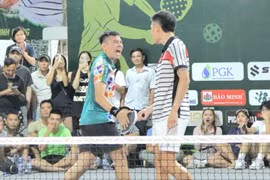 Cặp Lý Hoàng Nam-Trịnh Linh Giang vô địch nội dung đôi nam siêu cúp giải Pickleball Gia Lai mở rộng lần I năm 2025