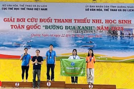 Gia Lai giành 13 huy chương giải bơi cứu đuối toàn quốc “Đường đua xanh” 