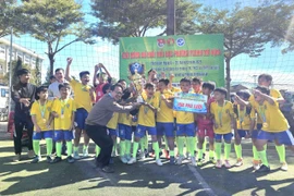 Trường Tiểu học Lê Quý Đôn vô địch Giải bóng đá khối tiểu học phường Pleiku mở rộng