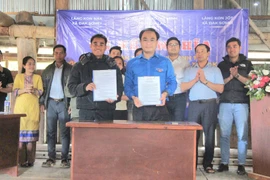 Tỉnh đoàn Gia Lai kết nghĩa với làng Kon Nak và Kon Jốt