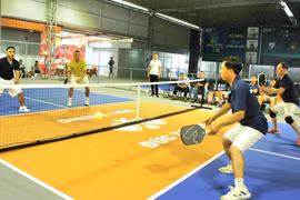 Giải đấu diễn ra sôi nổi với nhiều pha bóng hấp dẫn, đẹp mắt. Ảnh: R'Ô HOK