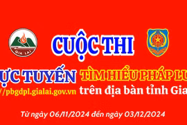 Gia Lai tổ chức thi trực tuyến tìm hiểu pháp luật năm 2024 từ ngày 6-11