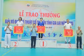 Trao 31 bộ huy chương Giải Vô địch Võ thuật Cổ truyền tỉnh Gia Lai năm 2025