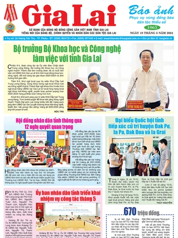 Báo Ảnh Gia Lai ngày 10-5-2024 