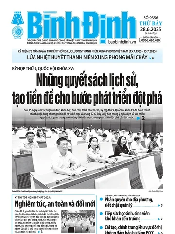 Báo in ngày 28.6.2025 (số 9356)