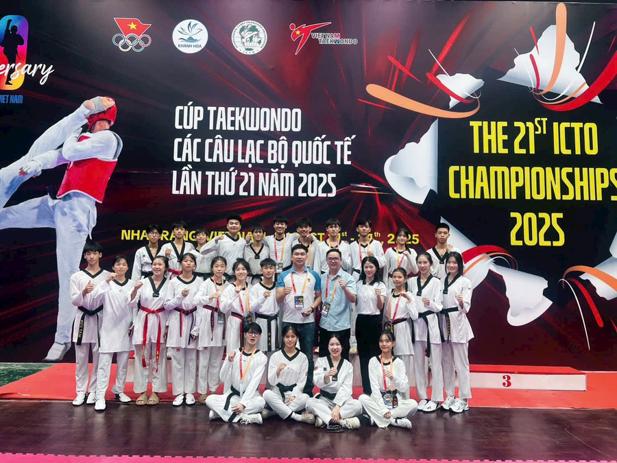 Gia Lai giành giải nhì toàn đoàn ở Giải Vô địch Taekwondo các câu lạc bộ quốc tế. Ảnh: Đức Nhật gia-lai-da-gianh-giai-nhi-toan-doan-o-giai-vo-dich-taekwondo-cac-cau-lac-bo-quoc-te-anh-duc-nhat.jpg