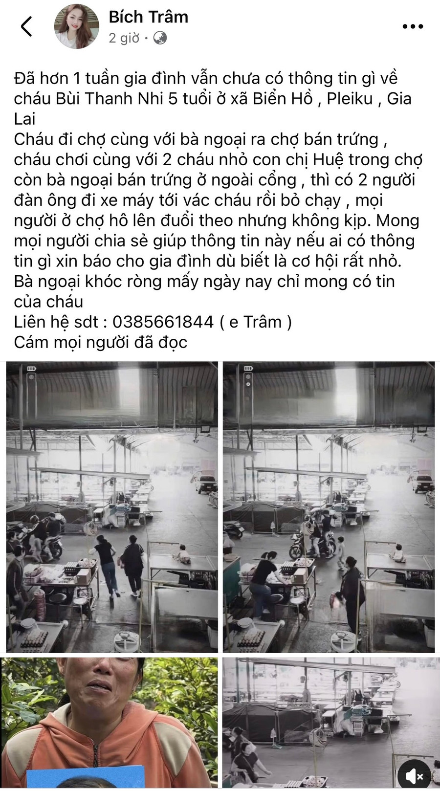Nội dung tài khoản Bích Trâm đăng tải đã đánh vào tâm lý của nhiều người. Ảnh chụp màn hình noi-dung-tai-khoan-bich-tram-dang-tai-da-danh-vao-tam-ly-cua-nhieu-nguoi-anh-chup-man-hinh.jpg